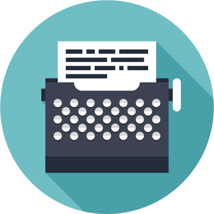 Typewriter icon